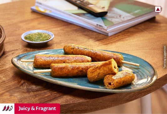 Chicken Seekh Kebab (4 pieces)